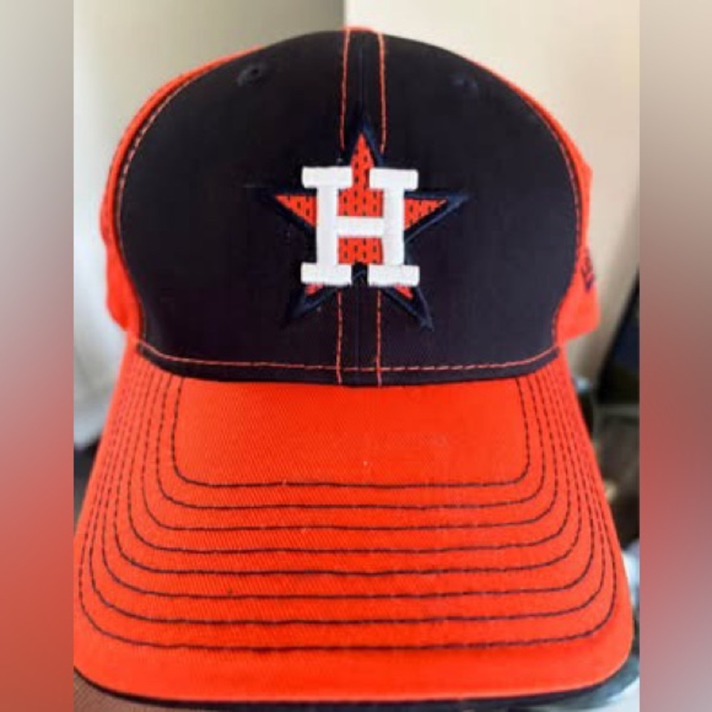 Houston Astros Black and Orange Cap